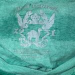 Red Camel VTG Green Striped V-Neck T-Shirt Men’s XXL Casual Oversized Tee Photo 2