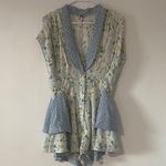 Free People  Pastel Floral Mini Dress Photo 2