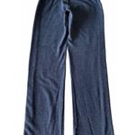 Lucky Brand VHTF: Lucky ꕥ Lotus Embroidered Tux Sweatpants ꕥ Heather Navy + Bright Pink Red Photo 8