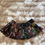 Camouflage Mini Skirt Green Size XS Photo 2