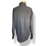 Vintage Black Lace Up Western Shirt Women’s Small Cotton Button Down Ranch Top Photo 5