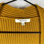 Madewell  Nolan Cardigan Knit Open Front Mustard Yellow S Photo 3