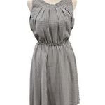 Elle  Black & White Checkered Fit and Flare Dress Size XS NWT Photo 0