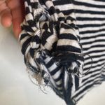 We The Free  Striped V-neck Distressed Asymmetrical Stretchy T-shirt EUC Sz Sm Photo 1