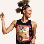 Peloton X Monica Ahanonu Together Go Far Muscle Tank. Size Medium. Photo 0