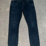 Citizens of Humanity COH Emerson Distressed Slim Boyfriend Black Hawk 26 Photo 3