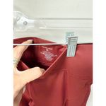 The Noli Shop Halter Crop Top & Pull On Flare Pant Set Red Women's Size S / M Size M Photo 2