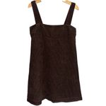 Reformation  Jeans NWT Women’s Size 6 Espresso Brown Iria Corduroy Mini Dress Photo 1