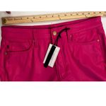 Judy Blue The Deb Hot Pink Faux Leather Straight Leg Jeans Tummy Control Sz 9/29 Photo 8