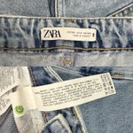 ZARA  Ripped Mom Fit Jeans High Rise Ankle Length size 2 Photo 4