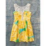 Lilly Pulitzer First Impressions Yellow White Reagan Sunglow Dress Size 2 Photo 7