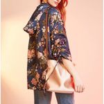 Anthropologie LPA X Jacket 360 Hoodie Windbreaker Waterproof Floral Blue Pink Photo 14