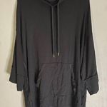 Donna Karan  Sleepwear Black Cowl Neck Soft Sleep Shirt Women's Size L/XL Photo 0
