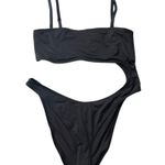 SKIMS STRAPLESS MONOKINI IN ONYX BLACK SIZE 2X NWT Photo 3