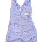 For Love & Lemons NWT  Chelsea Purple and White Lovecore Mini Dress - XS Photo 2