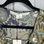 Veronica Beard  Dakota Paisley Print Silk Mini Dress in Army Multi Size 8 New Photo 5
