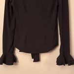 NEW boutique Women’s XL Blingor Black Business Casual Shirt Photo 6