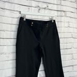 Anne Klein  Women’s Size 6 Black Bootcut Dress Pants Mid Rise Stretch Wide-Leg Photo 2