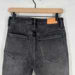 Dear John  Jean Womens 26 Black Whiskering Denim Cotton Distressed Crop High Rise Photo 5