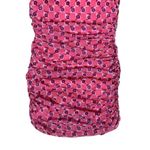 Urban Outfitters  Pink Floral Ruched Bodycon Mini Dress L Cottagecore Photo 2