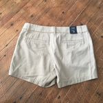 J.Crew tan flat front size 6 shorts Photo 2