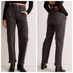 Madewell The Perfect Vintage Wide Leg Jean Windhaven Wash Black Photo 1