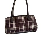 Croft & Barrow Brown plaid baguette Women's shoulder bag Photo 5