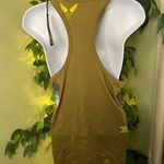 Chaser Cotton Jersey Crewneck Tank Top in Sage with Patches/Studs NWT Size Med Photo 3