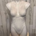 Bozzolo White Lace Bodysuit Women’s Size L Photo 3