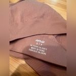 Aerie Ribbed Mauve Bralette Removable Padding Photo 3