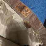 VTG 90s Linen Skirt Suit chocolate brown Church First Lady embroidered long sz L Size L Photo 6