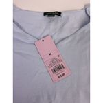 Wild Fable Women's Light Blue Long Sleeve Crop V Neck Top Size M Photo 6