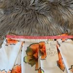 Hesperus NWT  floral pleated full mini skirt back hidden zipper lined pockets! M Photo 4