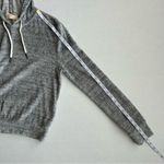 Alice + Olivia  Air‎ Women's Gray Rowen Cropped Hoodie Extra Small Photo 6
