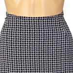 Talbots black and tan, 100% Silk, lightweight, lined, A-line skirt. Size 8. EUC Photo 3