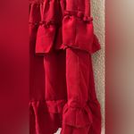 Coral strapless dress. Red Size M Photo 2