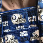 Indianapolis Colts Zipped Fabric Blue White Purse Bag with Interior Pockets Photo 6