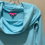 Lilly Pulitzer Belinda Pullover Top Turquoise Blue Size XXS Photo 7
