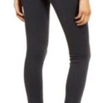 AG Adriano Goldschmied Womens Dark Grey Low Rise The Legging Super Skinny Jeans Photo 1