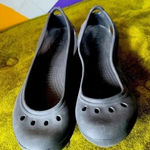 Crocs Malindi Ballet Shoe Black Size 7 EUC Flats Photo 0