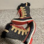 Sorel Tofino Brown Cordovan Herringbone Waterproof Winter Tall Boots- Size 8 Photo 9