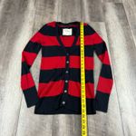 Abercrombie & Fitch Abercrombie Red/Navy Stripe Cardigan Photo 7