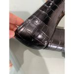 Crown & Ivy Scarlett Pump Block Heel Black Leopard Print Size 9 Photo 5