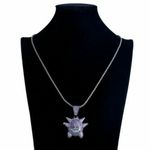 Pokemon Gengar Purple Necklace - Great Gift - Rhinestone Photo 2