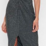 Nasty Gal Dress Green Striped Glitter 4 Photo 0