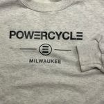 Powercycle‎ Milwaukee Women Large Champion Gray Long Sleeve Sweatshirt Photo 1