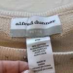 Alfred Dunner Telluride Embellished Hearts Sweater Women's Petite Medium Beige Photo 5