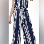 Cupshe NWOT Strapless Waist-Tie Slit Leg Lightweight Jumpsuit Photo 0