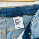 & Denim by H&M Slim Regular Waist Jeans Women 28 Medium Wash Denim Ripped Knees Blue Photo 9
