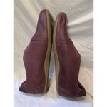 Ahnu Tola Flats Slip On Shoes Casual Red Burgundy Maroon Leather Women’s Size 11 Photo 7